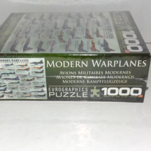 1000 Pc Eurographics Modern Warplanes Jigsaw Puzzle New Sealed - Picture 6 of 6